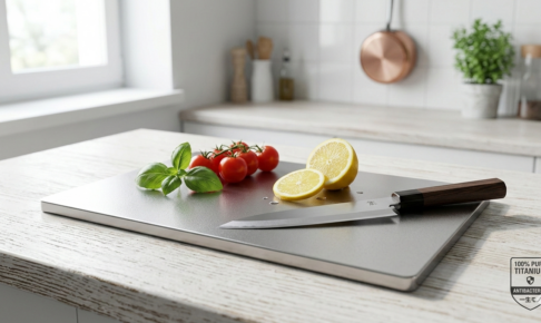 チタン製カッティングボード