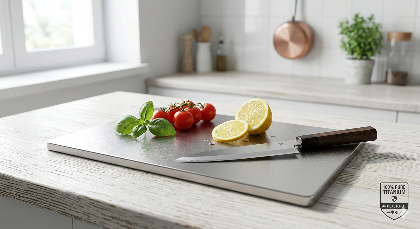 チタン製カッティングボード